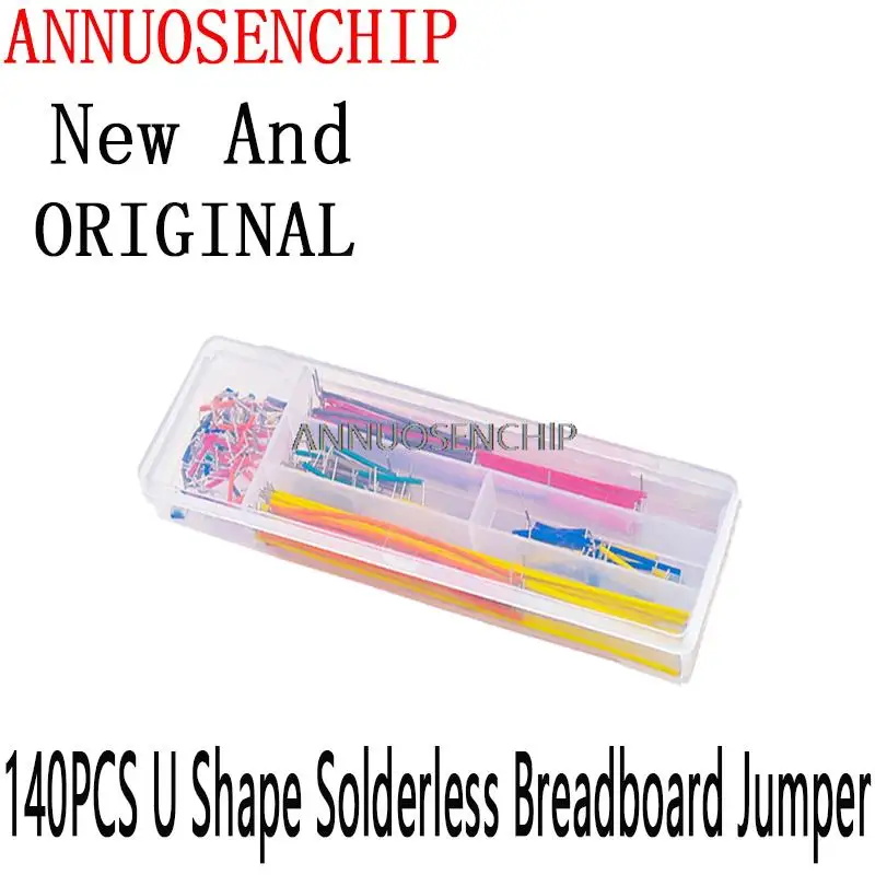 Kit de cables de venta caliente para Arduino Shield para Raspberry Pi Drop 140 Uds puente de placa de pruebas sin soldadura en forma de U