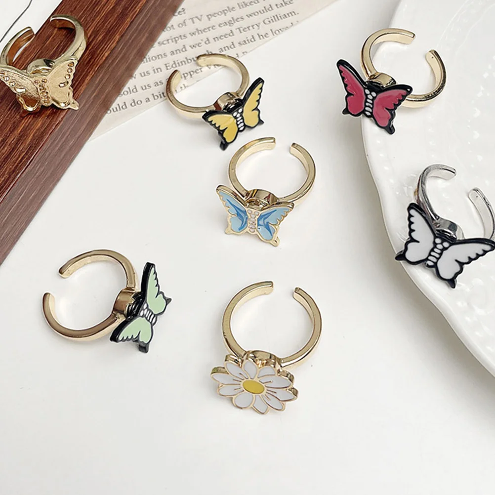 Ring Fidget Jewelry Pressure Reduce for Relieving Anxiety Children Decor Children's Rings