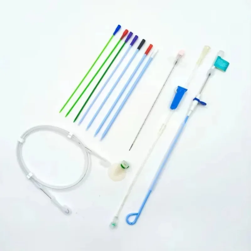Catheter 6Fr-16Fr/30cm EOS Sterilized for Medical Surgery Quality China Manufacturer PU Material Medical Tubing Pigtail