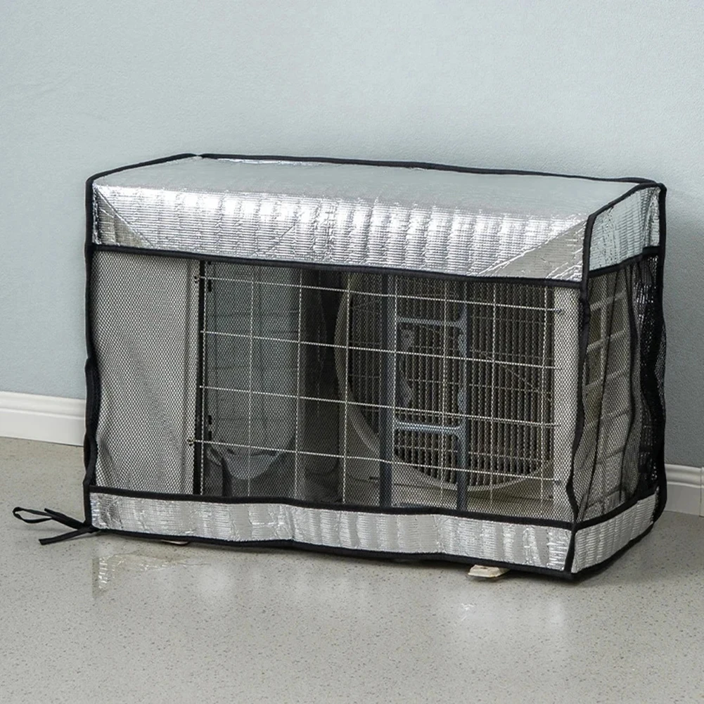 Aluminum Foil Air Conditioner Cover Designed for Outdoor Units Providing Sun Protection Weather Resistance and Ventilation