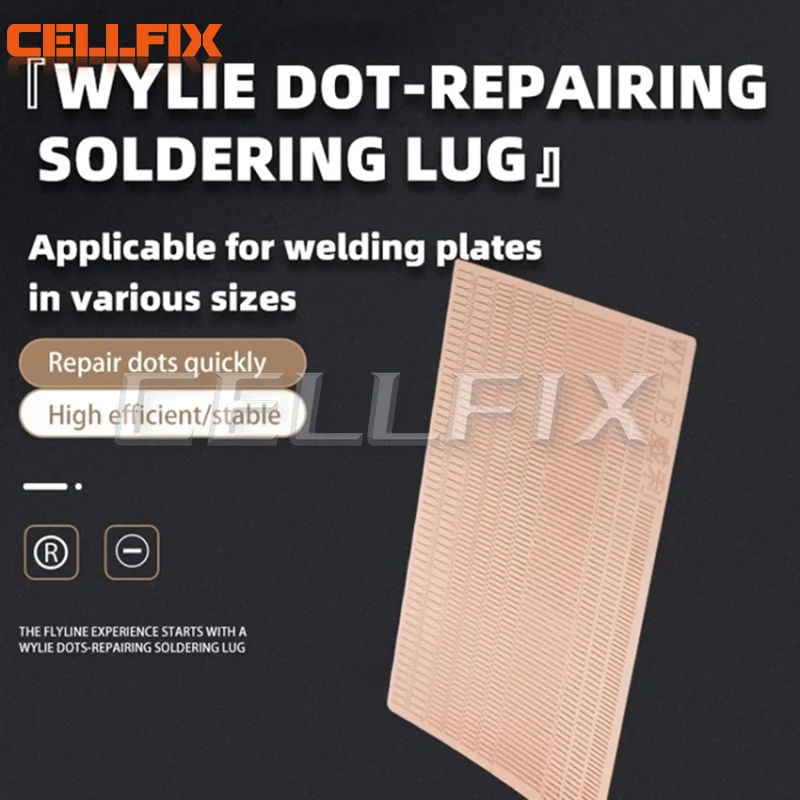 

WYLIE Dots Repairing Soldering Lug for IPhone fingerprint repair CPU BGA CHIP Soldering Jumper Wire Spot Fixing Copper Sheet