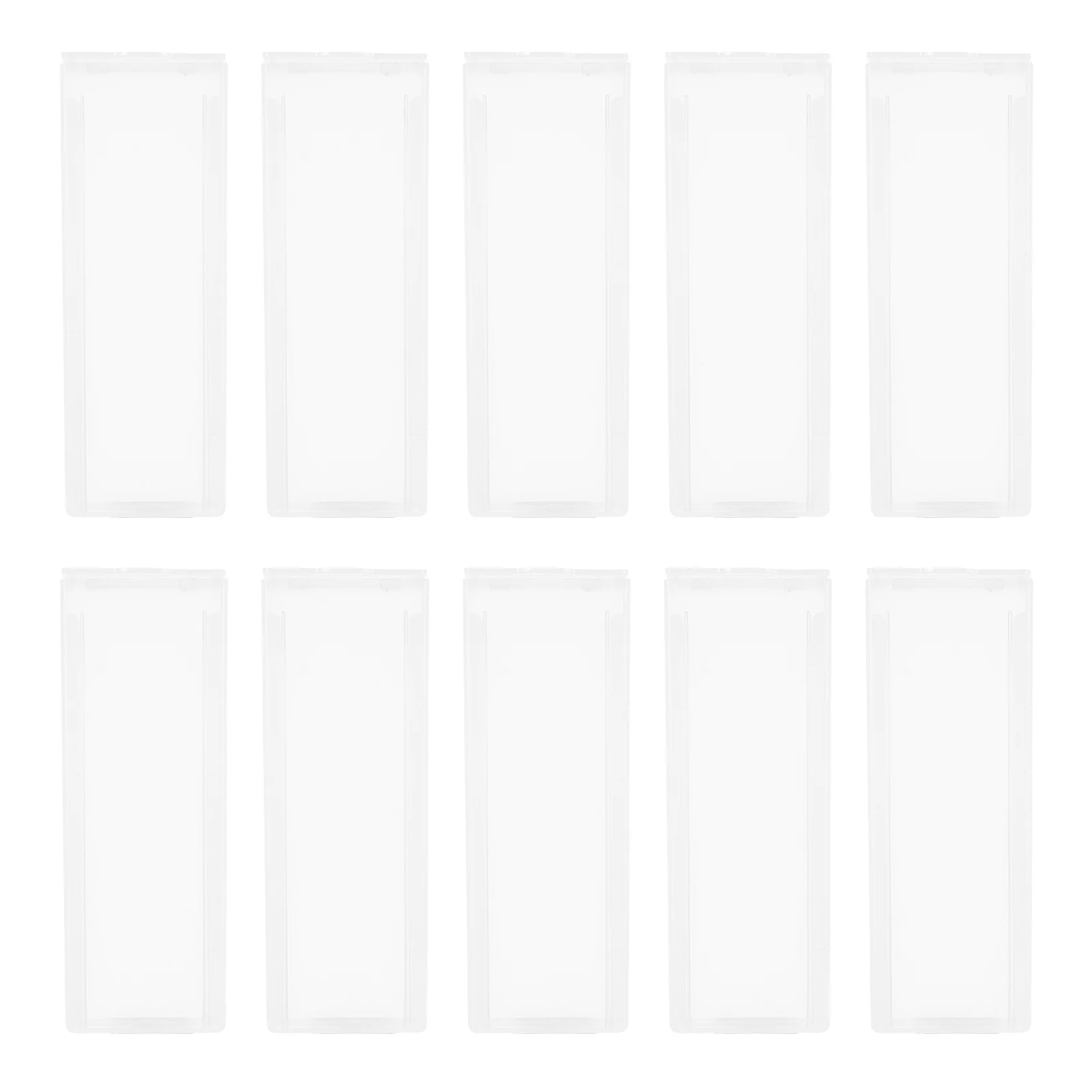 

10Pcs Plastic Microscope Slide Holder Box Laboratory Slide Storage Case Durable Compact for Pathology and Laboratory Use