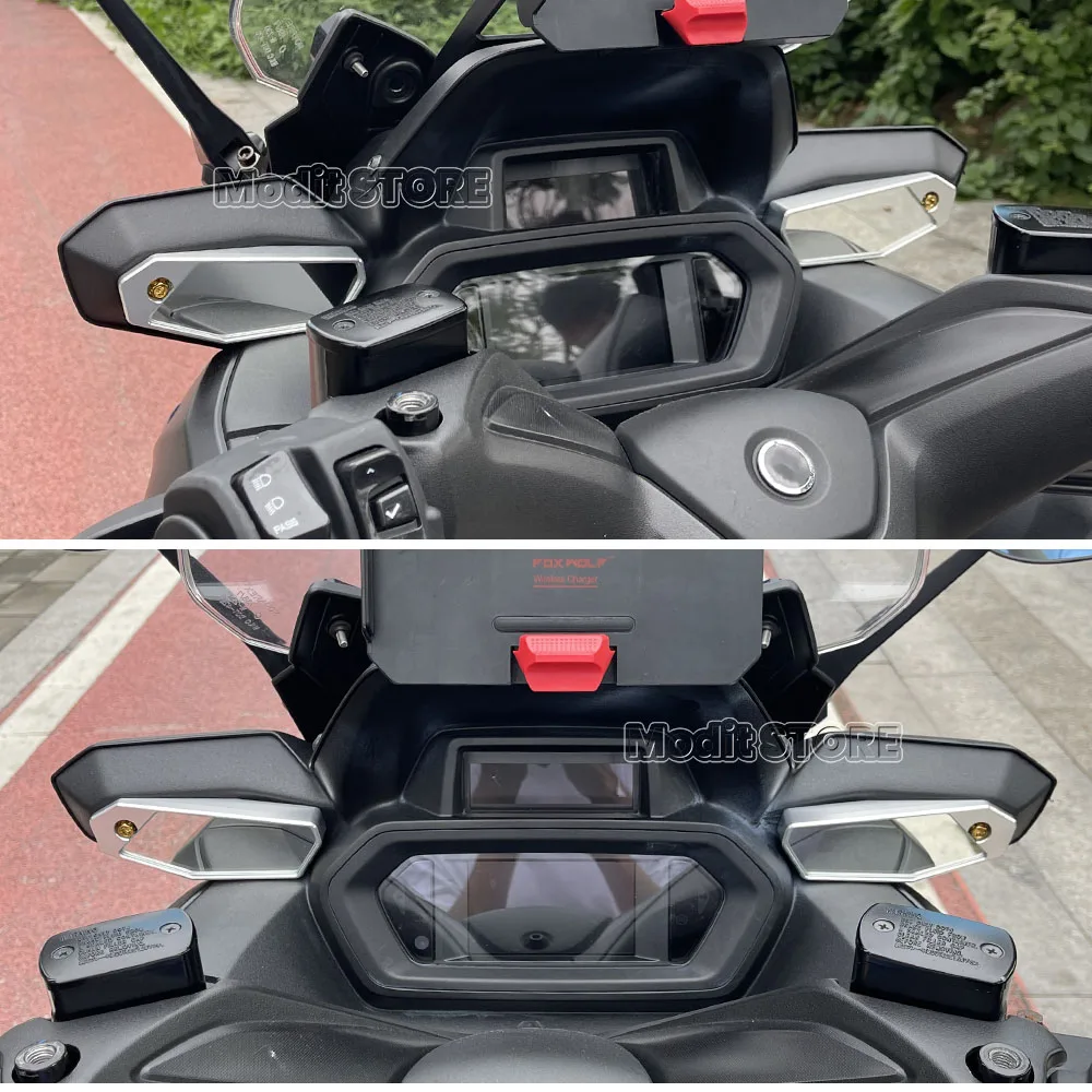 New Motorcycle Accessorie For YAMAHA XMAX300 Xmax 300 X-MAX300 CNC aluminum Decorative mirror kit Shield Guard Decorative Cover