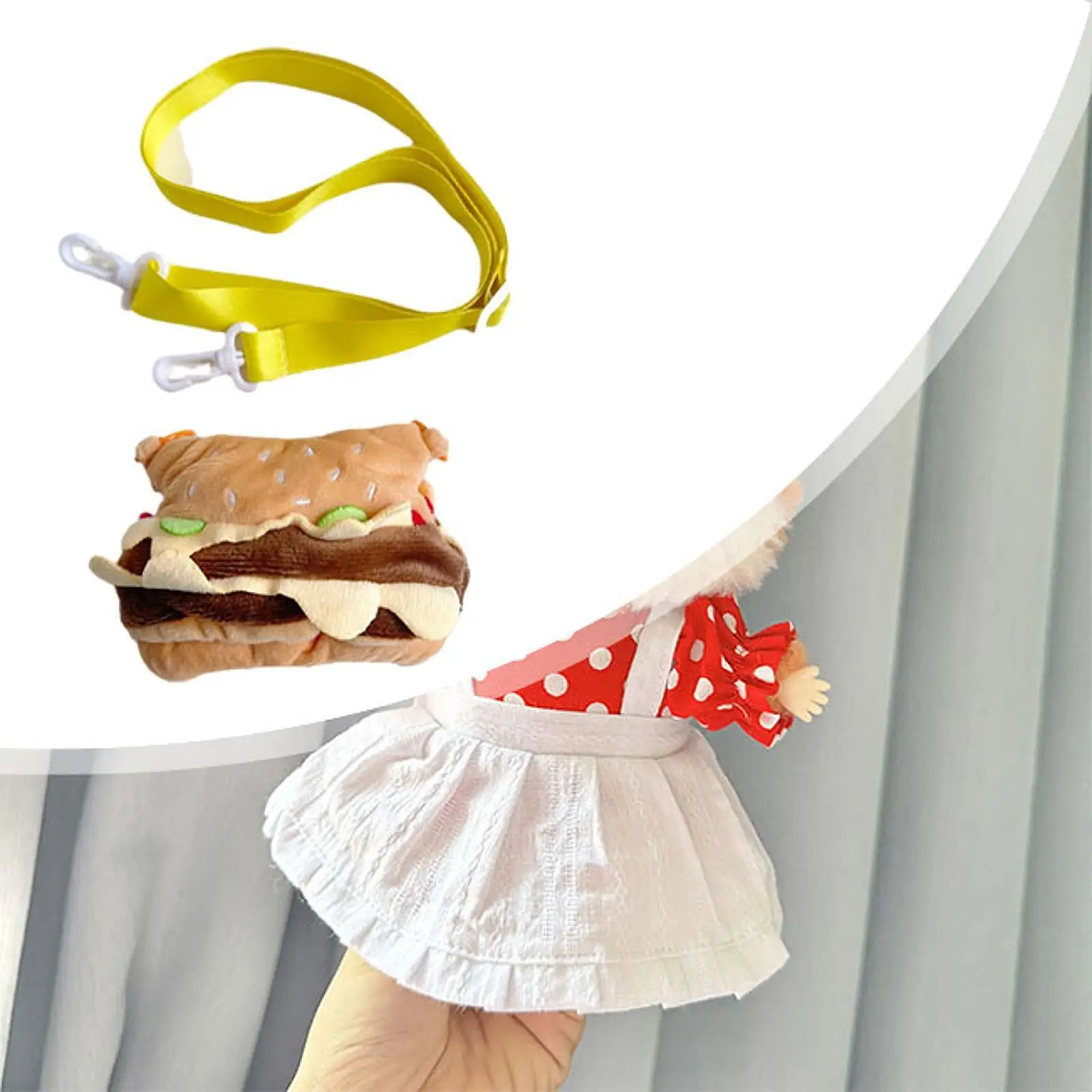 

8inch Plush Dolls Clothes Toys Dress for Cosplay Children's Day DIY Crafting