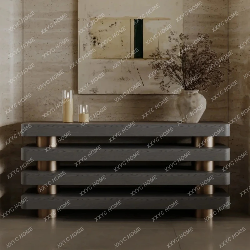 

S1saa Средневековый декоративный шкаф для прихожей, пристенный шкаф для хранения в гостиной