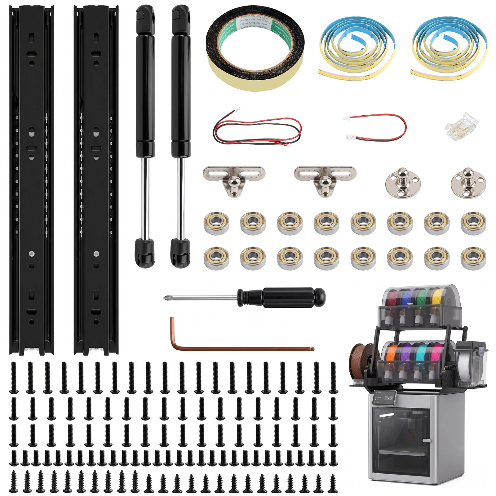 FYSETC V2.1 AMS Lift Rack für Bambu Lab X1/P1 P2/X2 H2D/H2S/H2C AMS/AMS Pro/AMS HT 3D-Drucker – Verbesserte Teile für Bambu – Detail 9