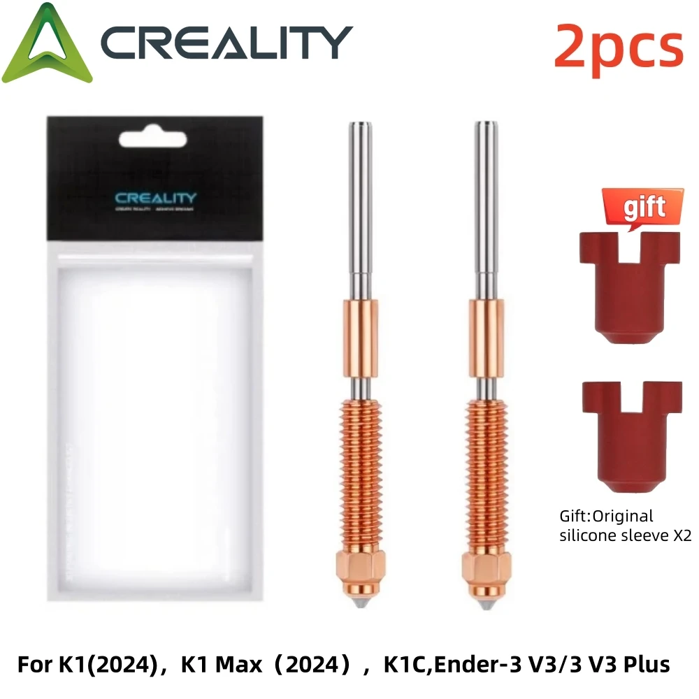 

Форсунка Creality K1C, форсунка единорога с быстрой заменой Ender 3 V3, для 3D-принтеров Creality K1C/Ender 3 V3/Ender 3 V3 Plus