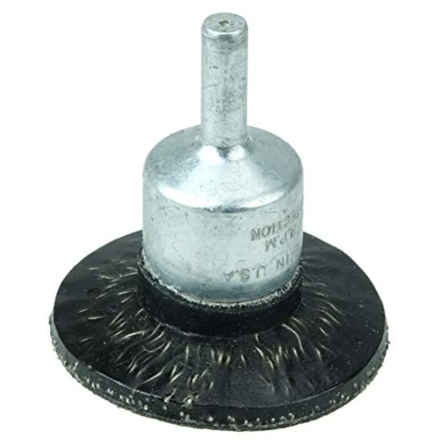 

35224 1-3/4" Polyflex Encapsulated Circular Flared Crimped End Brush " Fill Made in The USA Pack of 2