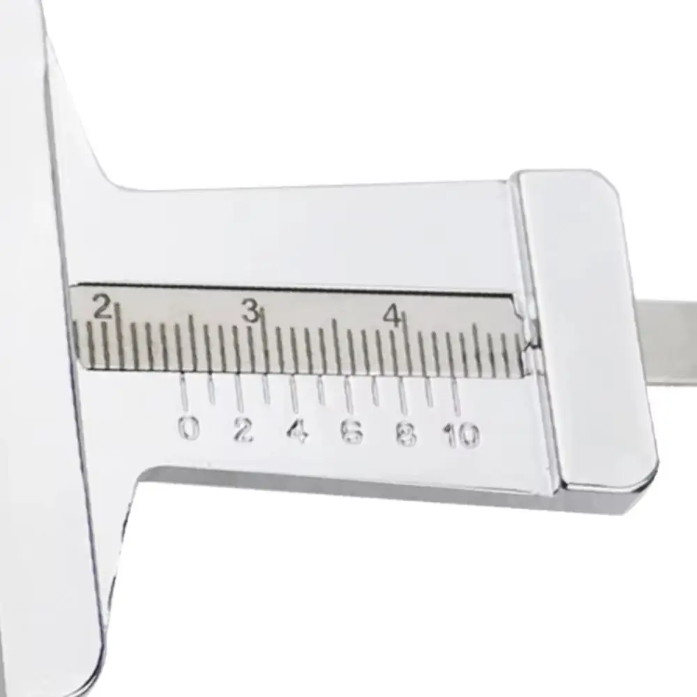 2pcs Precision Tire Tread Depth Gauge 50mm Professional Car Tire Pattern Measuring Ruler Stainless Steel Portable