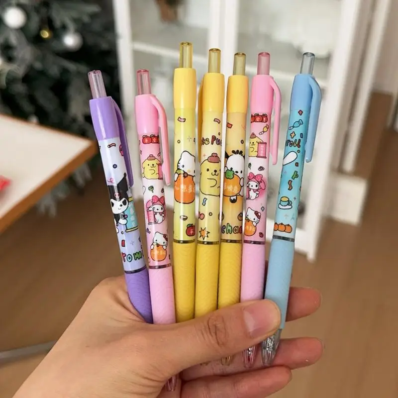 Stylo à bille gel Kawali Sanurgente pour enfants, Hello Kitty, Kuromi My Melody, Cinnamoroll, Pochacco, Pompurin, étudiant, papeterie, jouets, cadeau