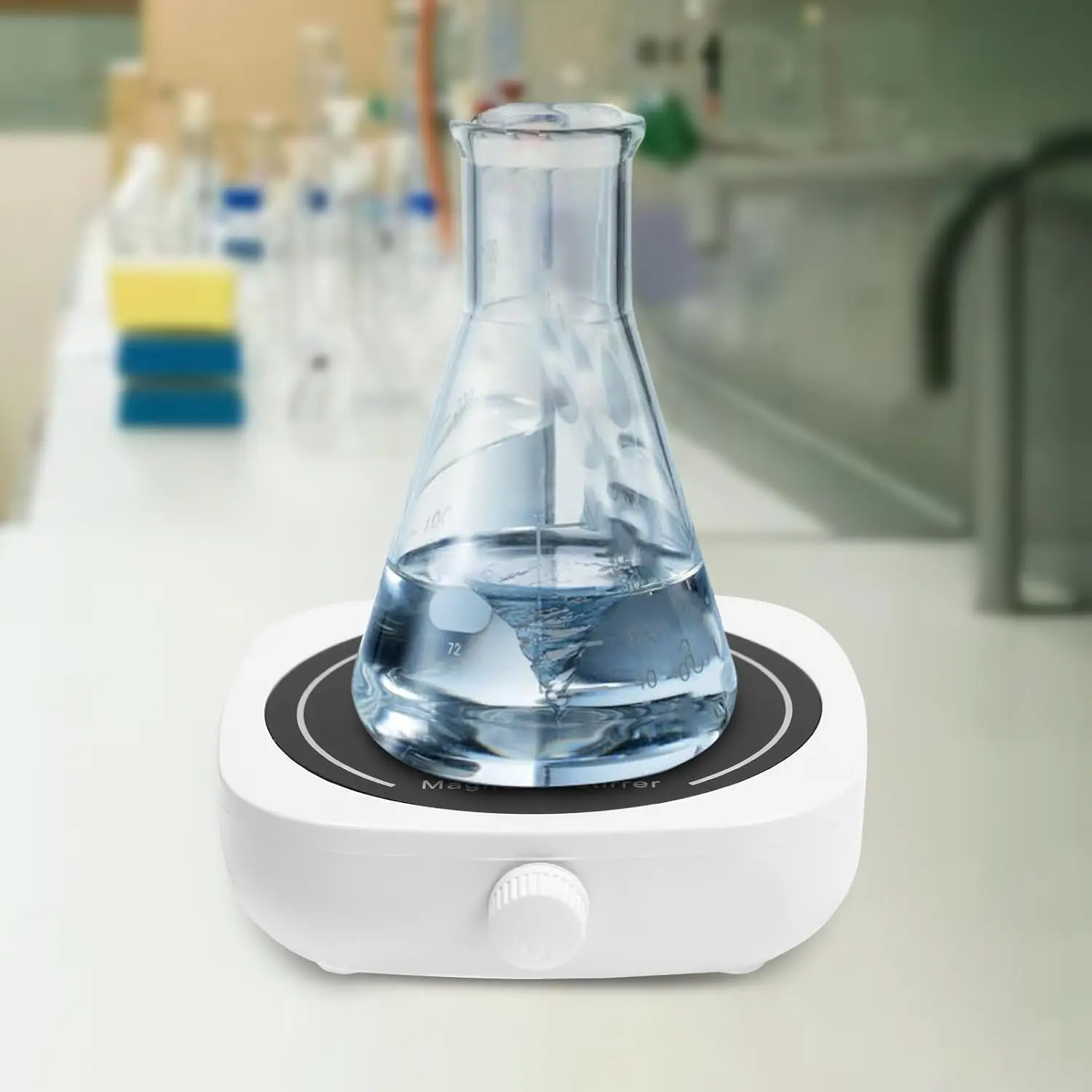 Agitatore per liquidi a bassa viscousità: La soluzione perfetta per laboratori e piccole produzioni?