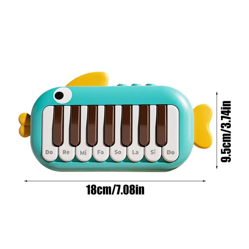 Petit piano de poche électronique portable pour enfants, jouets musicaux pour débutants, clavier de voyage