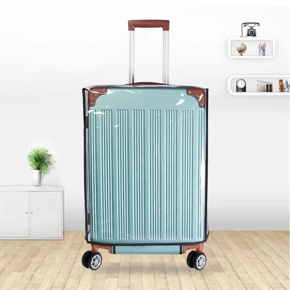 PVC Transparent Luggage Cover Waterproof Luggage Storage Covers Travel Dustproof Protector Suitcase Covers Travel Accessories