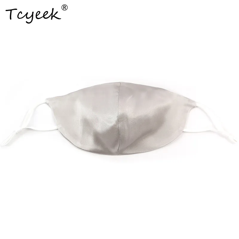 Маска Tcyeek из 100% тутового шелка, 19 мм, тип вставки с фильтром, трансграничные ушные крючки, моющиеся пылезащитные маски A34439M