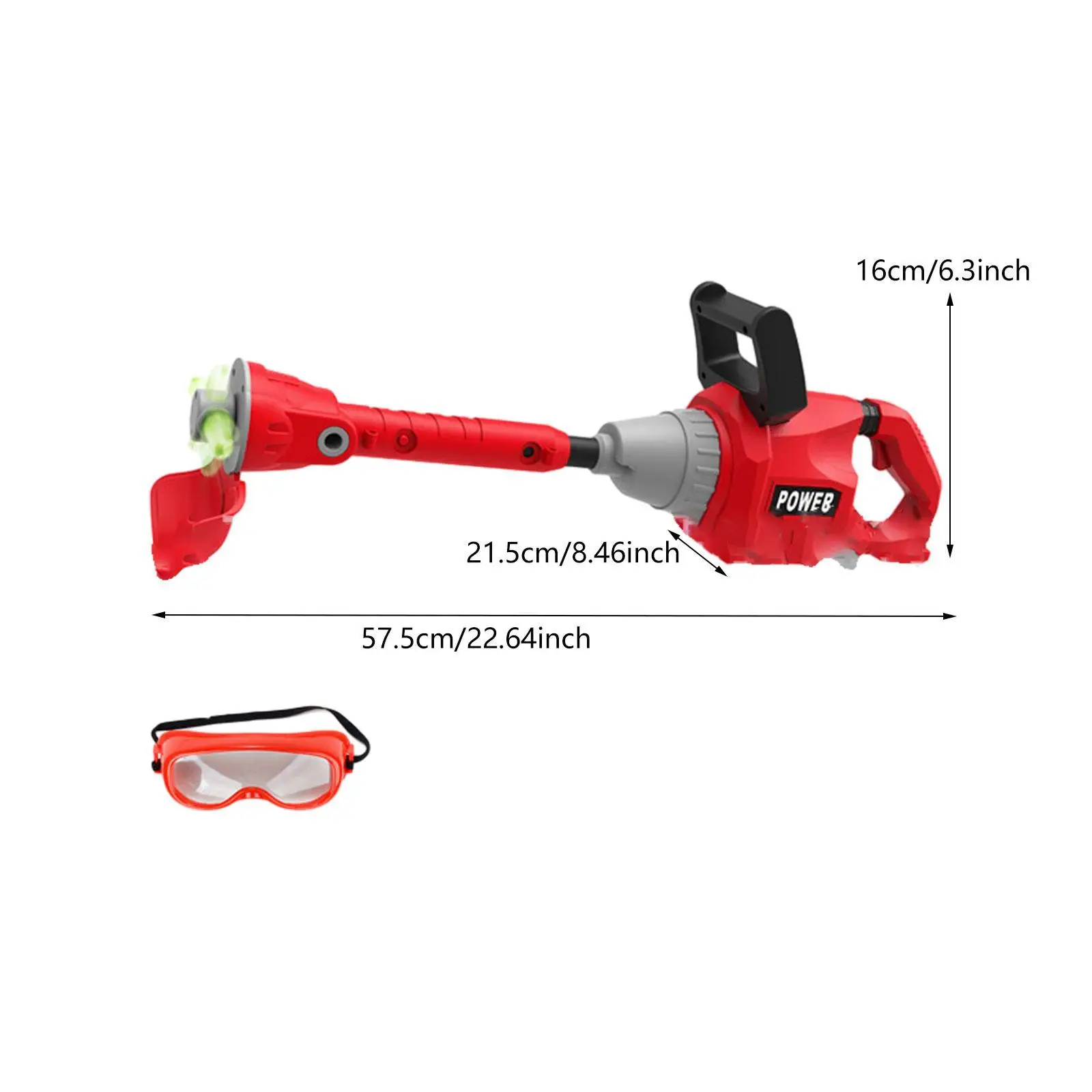 Lawn Trimmer Line Toy,Kids Trimmer Toy,Outside,Construciton Tool,Toy Tool Grass Trimmer,for Kids 2 3 4 5 6 Boys and Girls