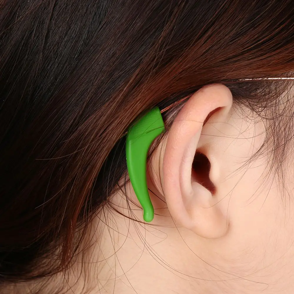Ganchos antideslizantes de silicona para las orejas, soporte para gafas, gafas de sol, accesorios para gafas deportivas al aire libre