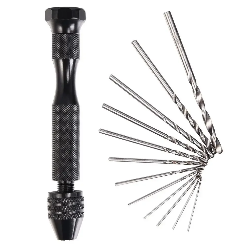 1PC/Set HSS Steel Twist Drill Bit Rotary Tools Manual Hand Drill With Keyless Chuck Woodworking Drilling Aluminum Hand Drill