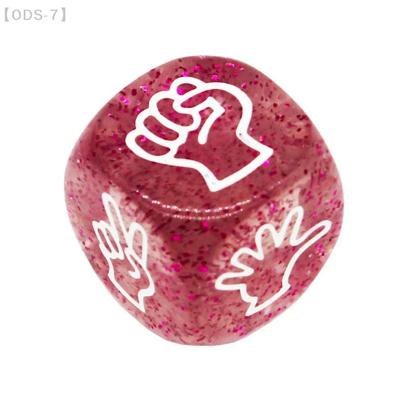 Funny Dice Board Games Toy Creative Finger-guessing Game Dice Rock Paper Scissors Game Scissors Stone Family Party Supplies【WO】