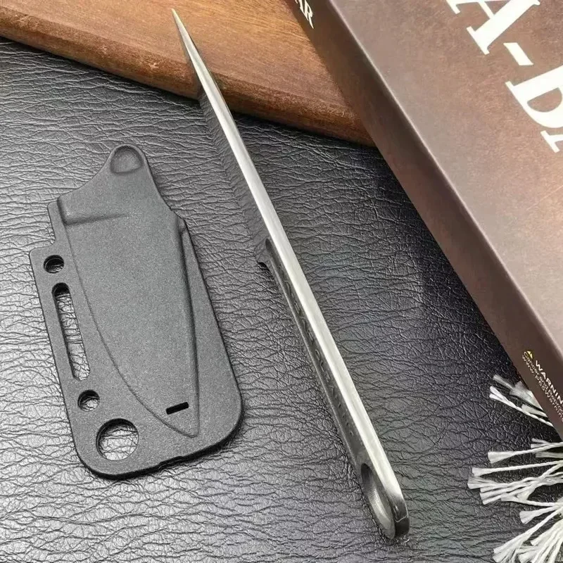 2025 جديد KB 1119 مستقيم سكين البرية بقاء أداة التكتيكية المحمولة سكينة للاستعمال الخارجي غمد متعددة الوظائف المقاوم للصدأ