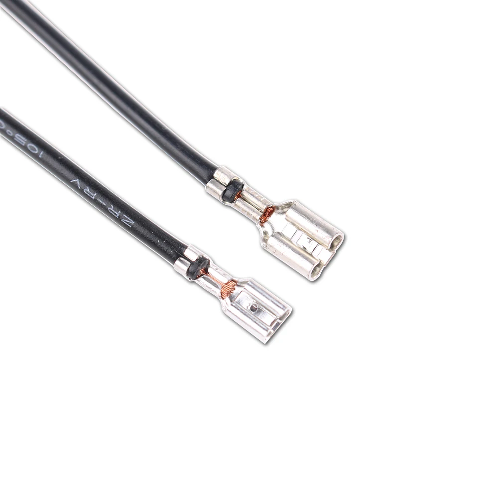 2pcs Wires for Push Button Switches Suit for 3.4mm 4.7mm Pins Red Black 15cm 20cm length Electric Wire Connector Accessories