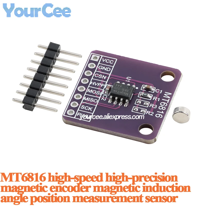 2 قطعة/1 قطعة 3144E قاعة الاستشعار التتابع المغناطيسي التعريفي التحكم الباب التبديل MT6701 MT6816 MT6826S AK09911C AS5600 وحدة مغناطيسية #4