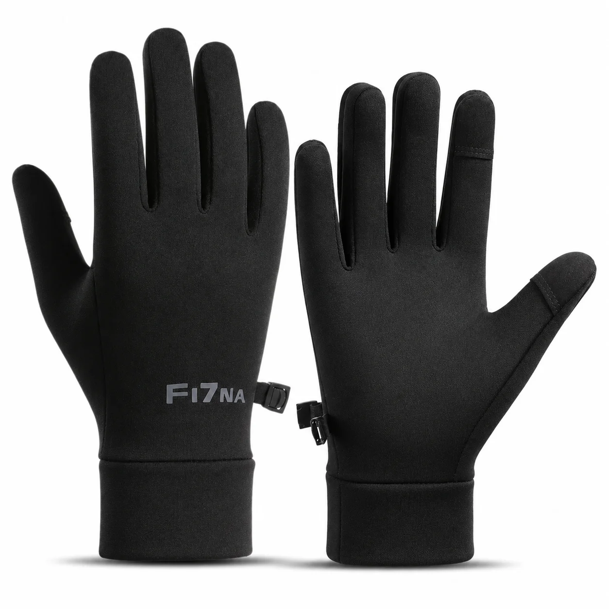 Winter Touchscreen Gloves for Men and Women, Fleece-Lined Windproof Water-Resistant Running Gloves for Cycling and Driving