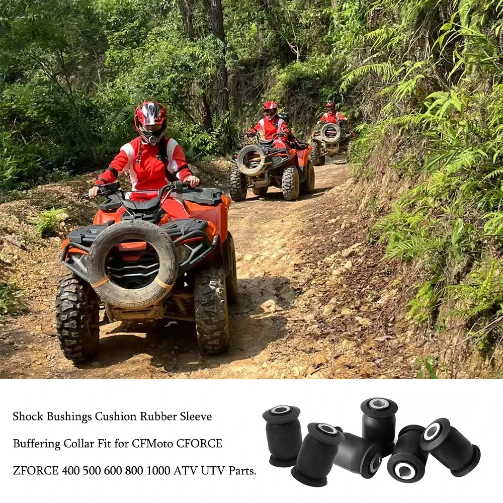 

for CFmoto Shock Bushings Cushion Rubber Sleeve Buffering Collar Fit for CFMoto CFORCE ZFORCE 400 500 600 800 1000 ATV UTV Parts