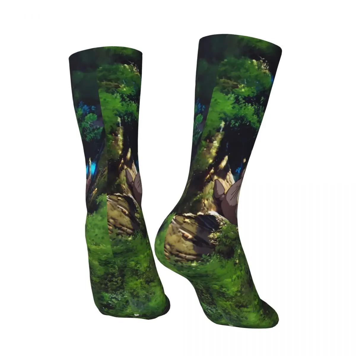 Anime Cartoon Pattern Meias, Kawaii, Escola