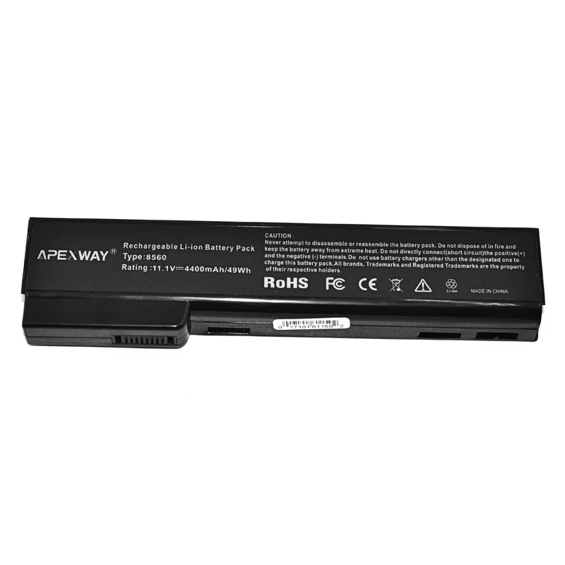 Apexway CC06 Battery For Hp ProBook 6460b 6470b 6560b 6570b 6465b 6475b 6565b EliteBook 8460p 8470p 8560p 8570p 8460w 8470w