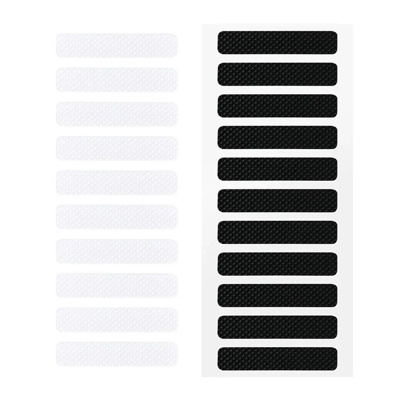 20pcs Black Transparent Tape Mobile Phone Case Anti-Slip Stickers Side Protection Game Handle Mouse Wear-Resistant Protection