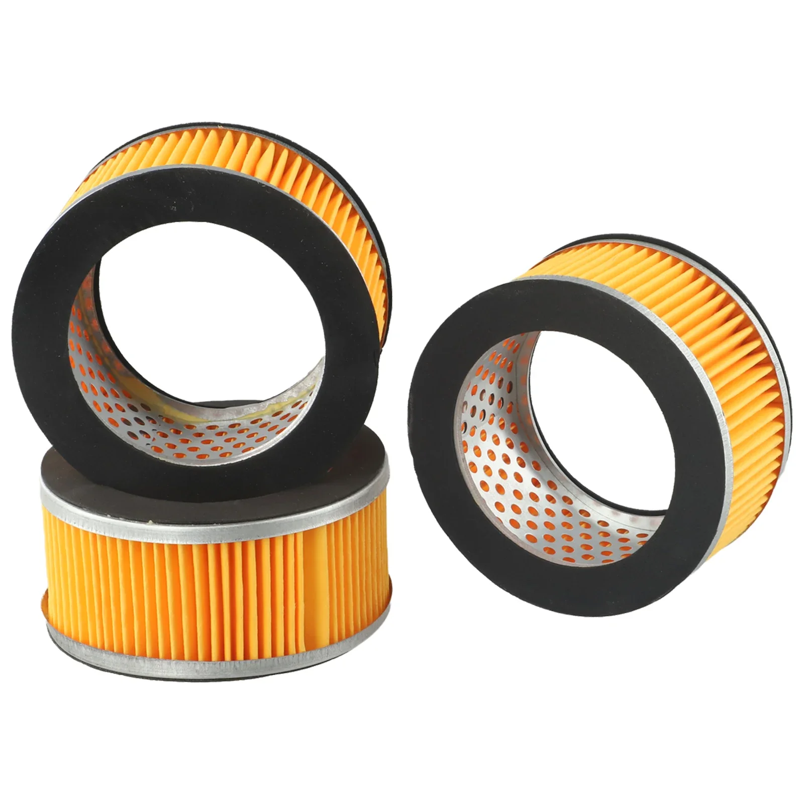 Air Compressor Spare Part 3pcs Cylinder Shape Inside Dia Element Filter Assembly For Reducing Wear During Piston Operations