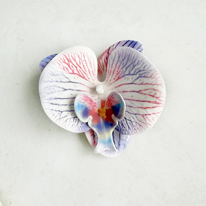 20 Stück Künstliche EVA-Phalaenopsis-Blütenköpfe DIY Geschenkbox Deko Geburtstagsfeier Hochzeit Souvenirs Blumen Deko Schmetterlingsorchideen – Detail 6