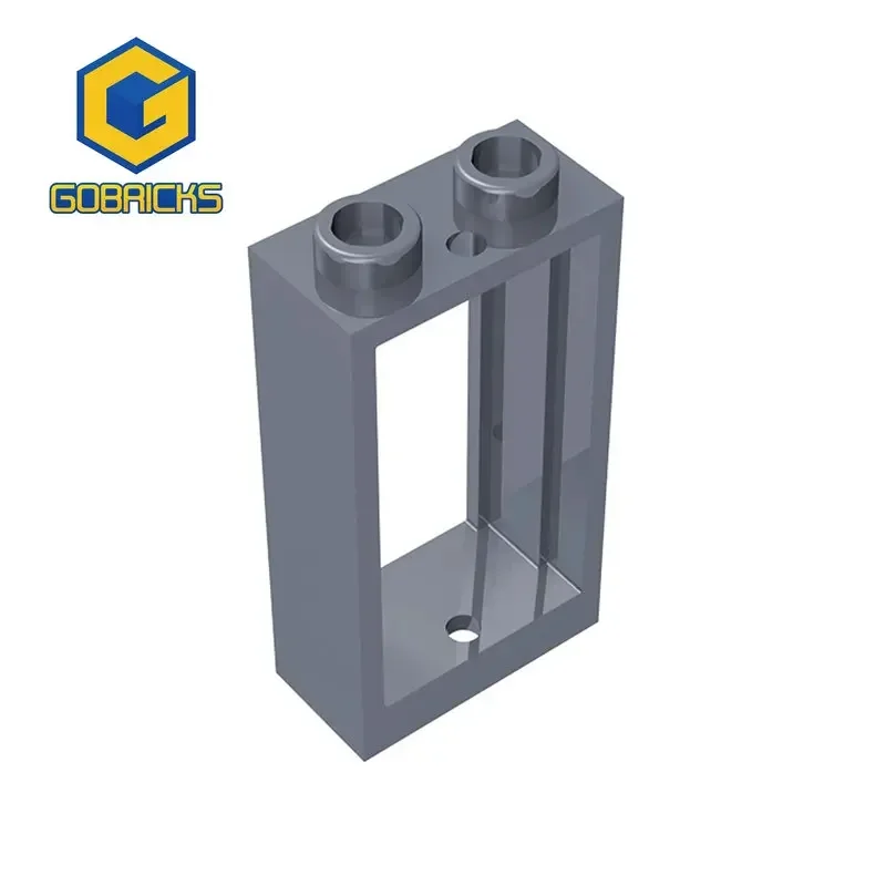 Gobricks 1 pz MOC 1x2x3 Finestra Mattoni Compatibile Con 60593 3662 Modello Building Blocks Parti Per Bambini FAI DA TE Assemblaggio Giocattoli Regali