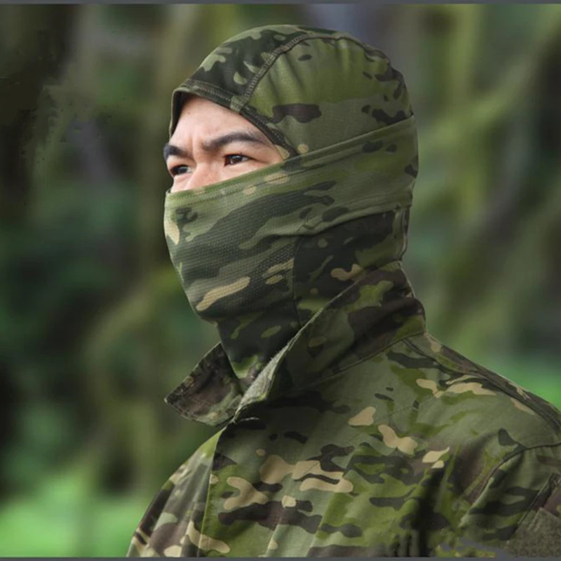 Balaclava  Full Face Neck Scarf Head Warmer Outdoor Cycling Hiking Cap Skiing Scarf Camo Bandana