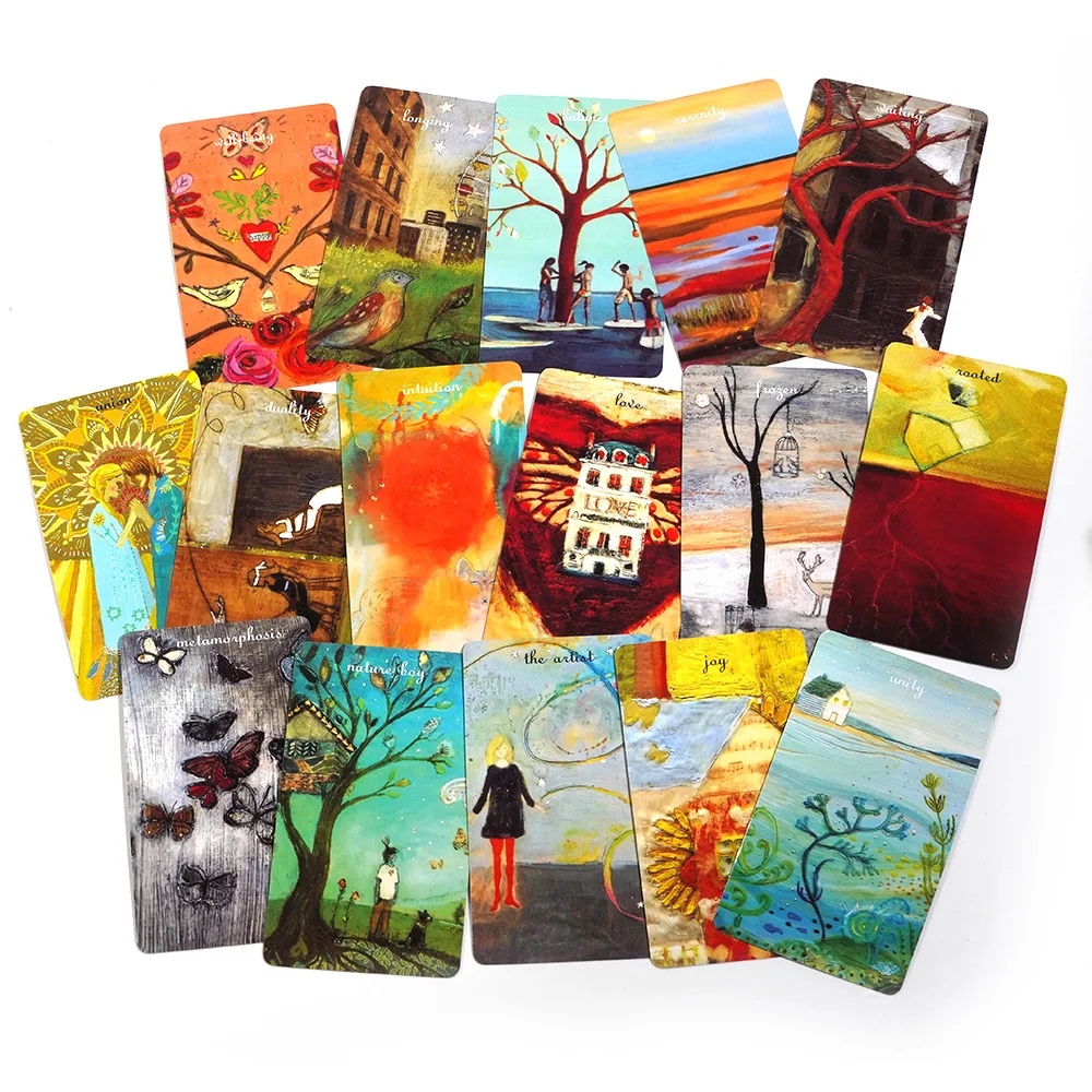 Neue 70 Stück Story Cards Oracle Mysterious Board Game Tarot Card Lustige zarte Partyzubehör für Familienfeiern – Detail 8