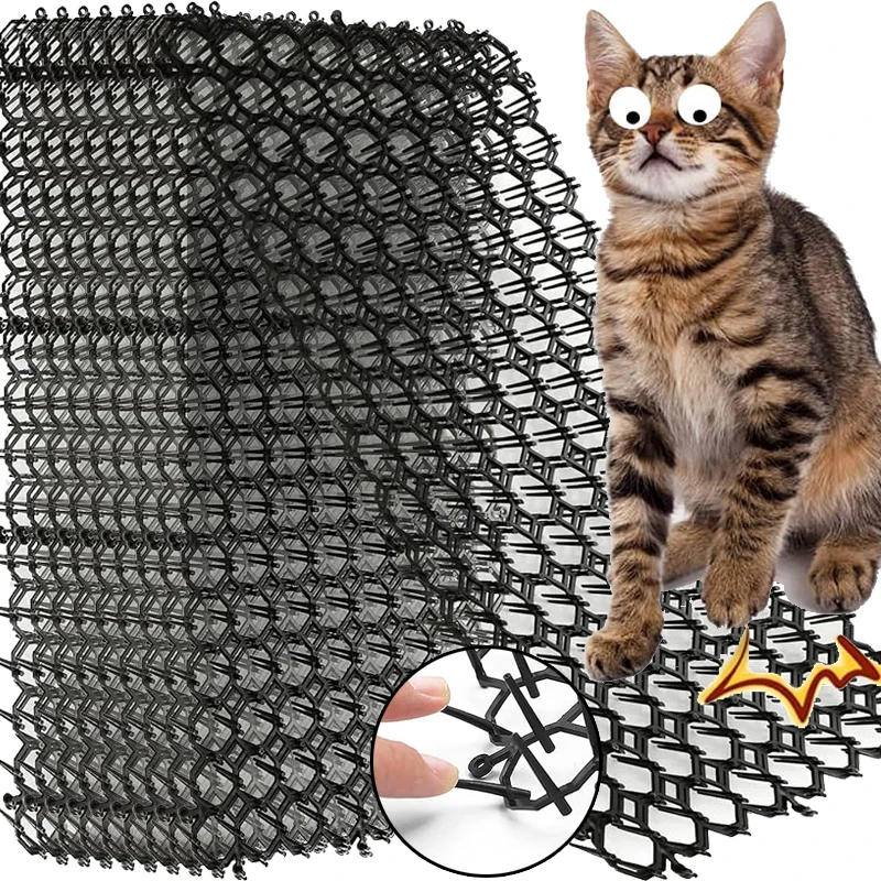 

1/3PCS Garden Anti-cat Dog Net Repellent Mat Anti-Climbing Fence Balcony Isolation Anti-Cat Thorn Net Squirrel Repellent Tools