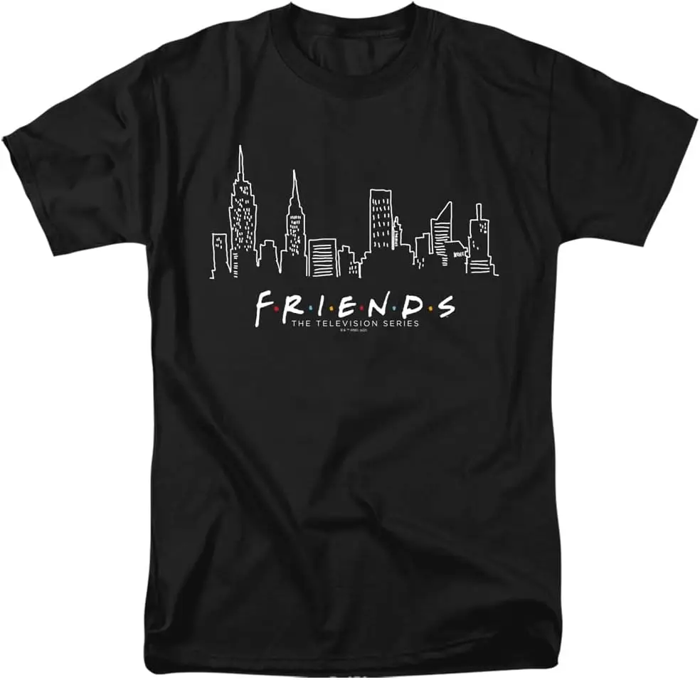 Popfunk Friends Light Blueline Unisex Adult T Shirt graphic t shirts