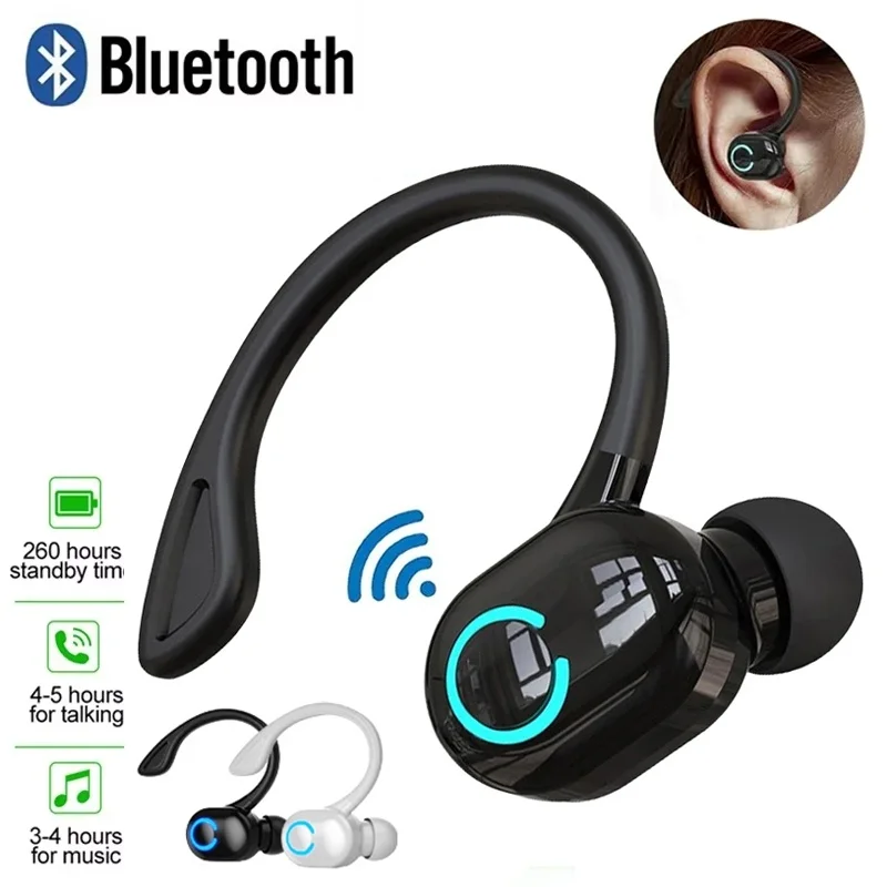 Auriculares inalámbricos Bluetooth 5,0 estéreo HIFI con micrófono HD auriculares manos libres auriculares de llamada de coche de negocios para iPhone Xiaomi Huawei