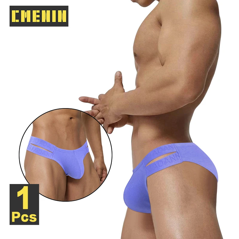 CMENIN Cotton Men\'s Panties Sexy Sissy Slips Jockstrap Underpants Male Breathable Pouch Cuecas Men Underwear Bikini Mens Briefs