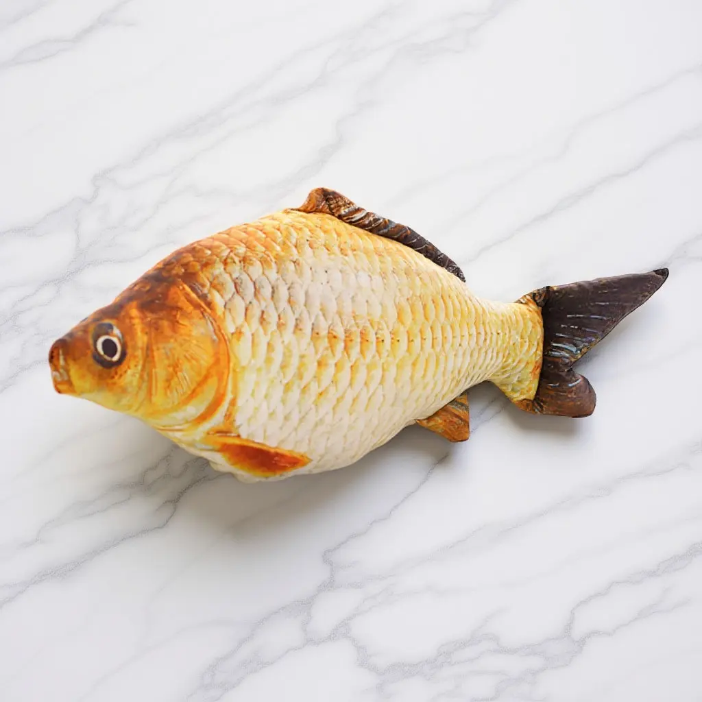 40Cm 3D Fish Throw Pillow Cute Aquatic Theme Decorative Cushion for Bedroom Office Sofa Xmas Gift Idea Carp Pillow view 6