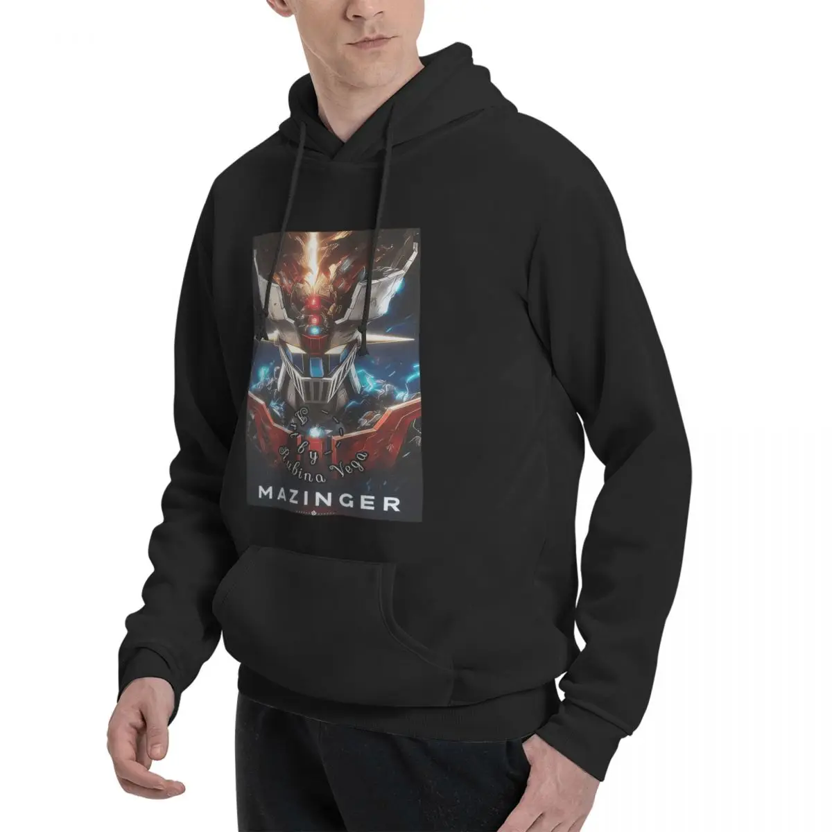 Mazinger Z Mad Robot Grendizer Anime Manga Hoodies Men's Women Casual Pullover Sweatshirt Fashion  Sleeve Hooded Autumn Winter