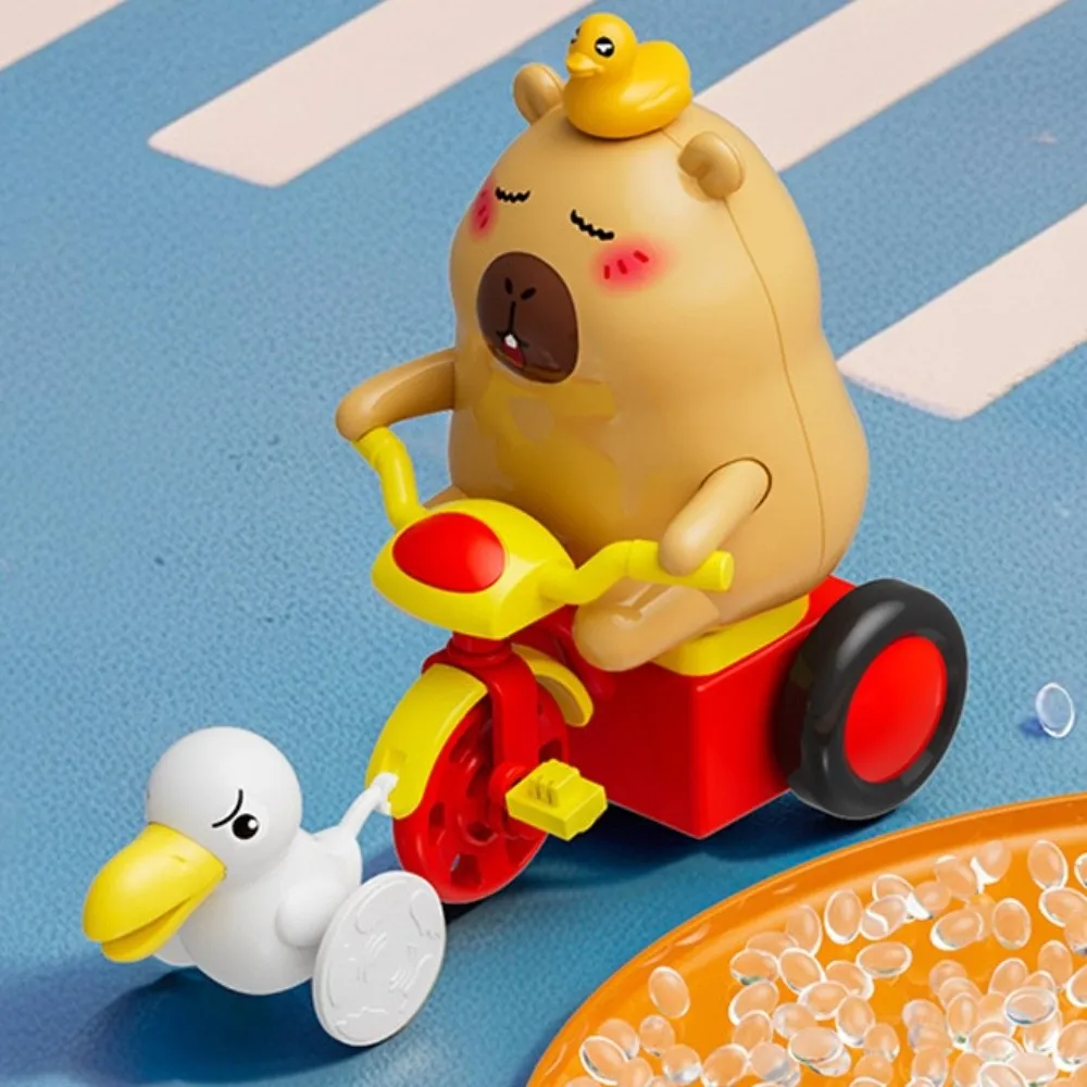 Capybara à remonter créatif, voiture à tirer, mouette, dessin animé, poupée mécanique, jouets mignons et amusants, figurine Capybara pour enfants