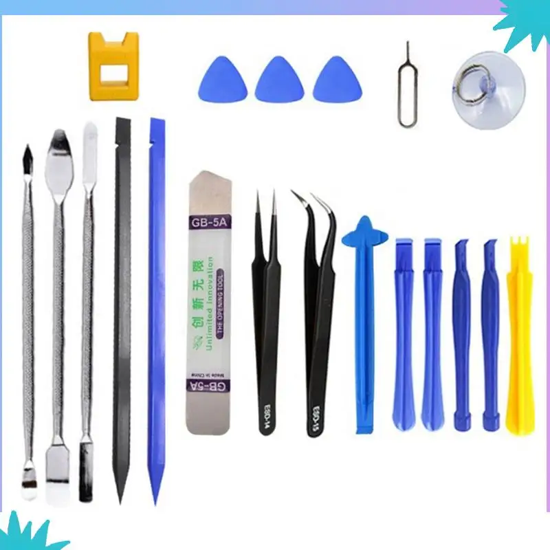 ABZW 2X 45 In 1 Kit Alat Perbaikan Ponsel Layar LCD Bukaan untuk Kit Alat Perbaikan Kacamata Jam Tangan Laptop Ponsel