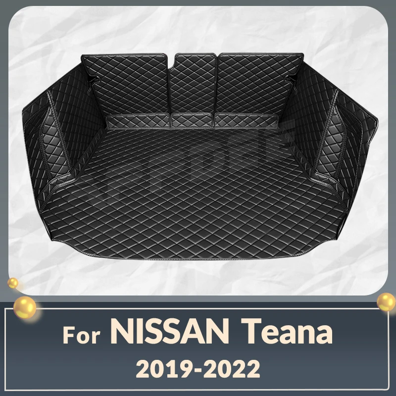 Auto Full Coverage Trunk Mat For Nissan Teana 2019-2022 21 20 Car Boot Cover Pad Cargo Liner Interior Protector Accessories