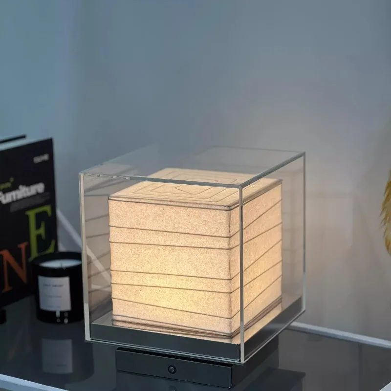 

2025 popular desk lamp hotel hotel front desk charging Japanese wabi-****