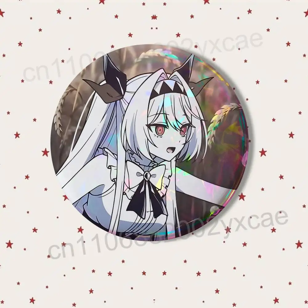 lilith The NOexistenceN of You AND Me Round Exquisite Badge Brooches Creative Pins For Clothes Hat