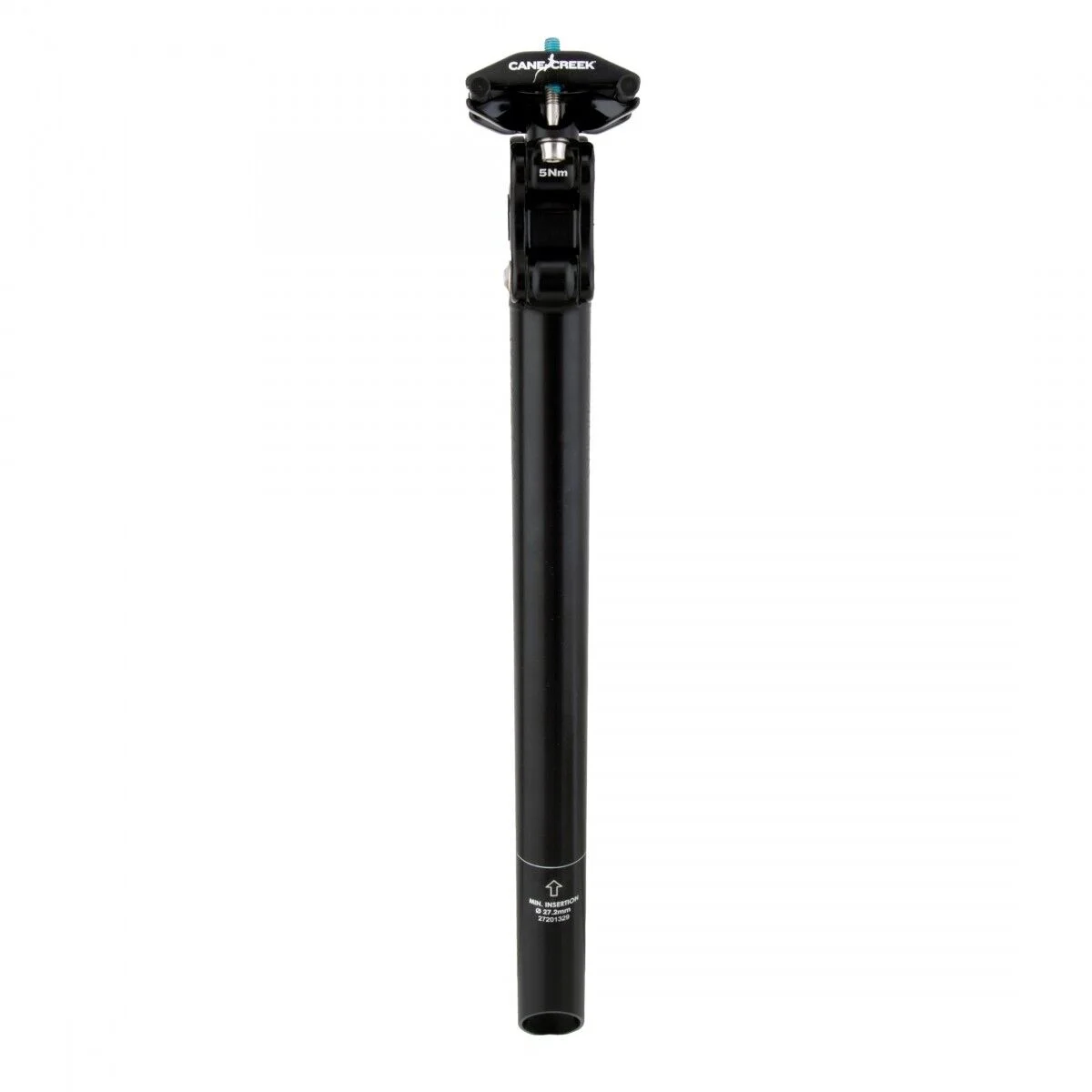 Cane Creek Eesilk Suspension Seatpost - Alloy, 27.2 X 375MM, 20MM Travel, Black