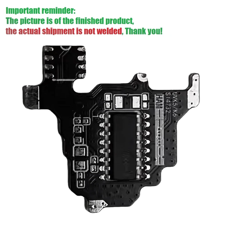 Modulo Radio a onde corte SI4732 per PCB Quansheng UVK5 UVK6 + SI4732IC + espansione capacità 2M + modulo dispositivi periferici