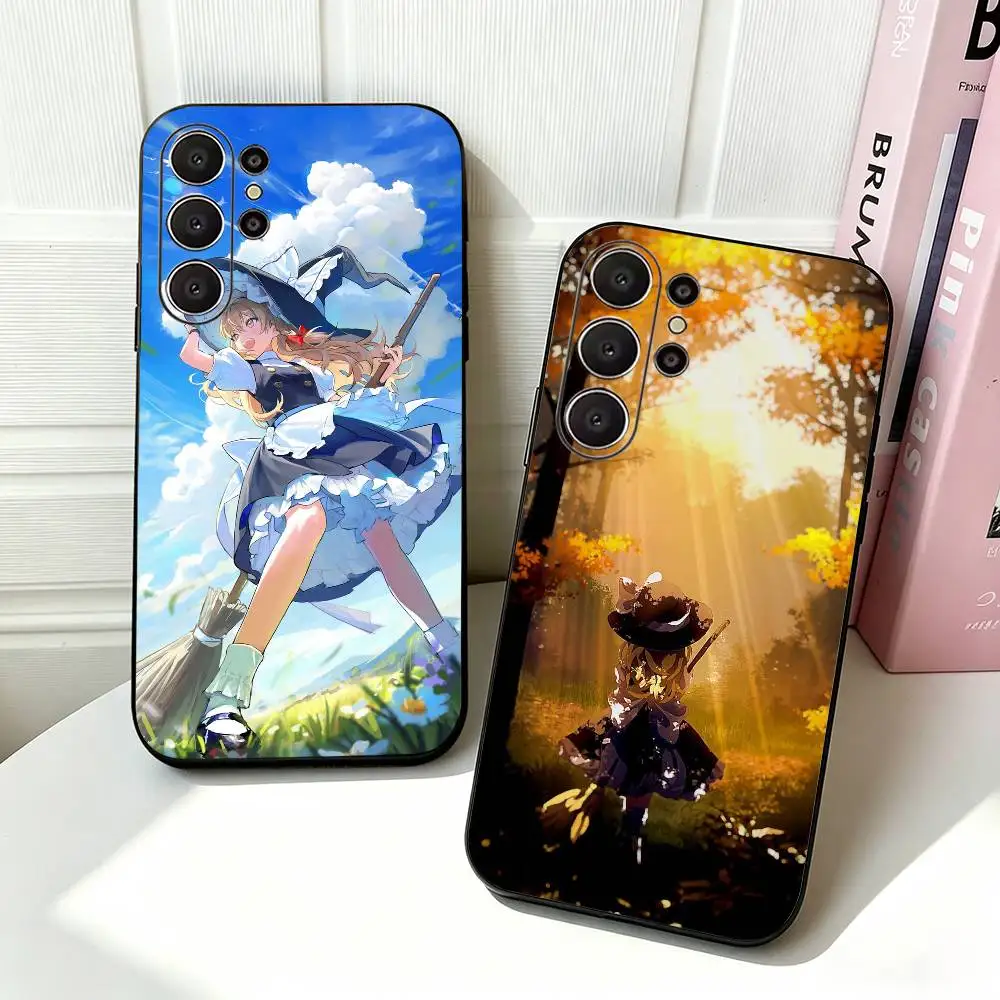 Marisa Kirisame Touhou  Phone Case For Samsung S26,S24,S21,S22,Plus S23,S30,Ultra,S20,Fe,Black Soft Silicone