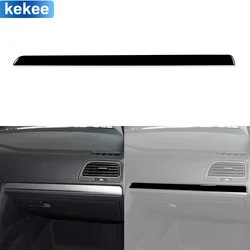 For Volkswagen Golf 7 GTI Mk7 2013 2014 2015 2016 2017 Glove Box Trim Strip Cover Piano Black Sticker Car Interior Accessorie